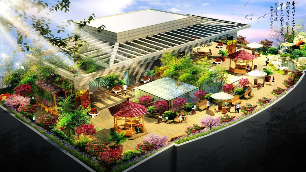 西安高新屋顶花园设计公司